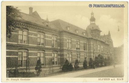 ansichtkaart: Alphen aan den Rijn, St. Joseph Gesticht