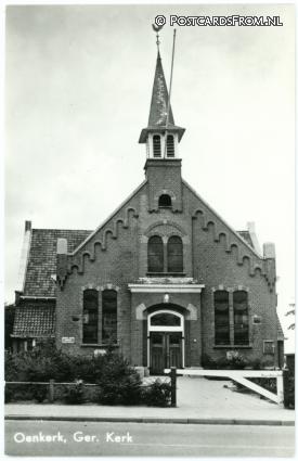 ansichtkaart: Oenkerk, Ger. Kerk