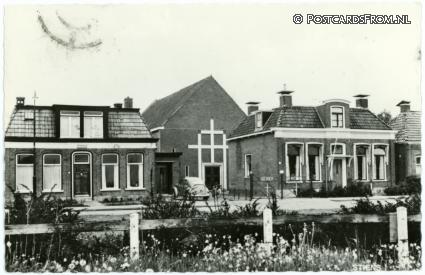 ansichtkaart: Stiens, Geref. Kerk
