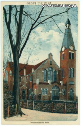 ansichtkaart: IJlst, Gereformeerde Kerk