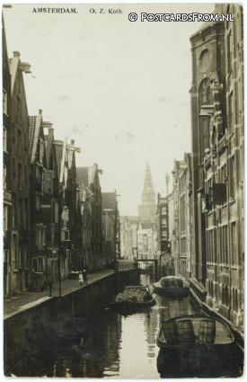 ansichtkaart: Amsterdam, O.Z. Kolk