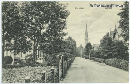 Ermelo, Kerklaan ansichtkaart: Ermelo, Kerklaan