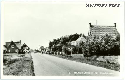 ansichtkaart: Sint Maartensbrug, St. Maartensweg