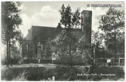 ansichtkaart: Stompetoren, Ned. Herv. Kerk