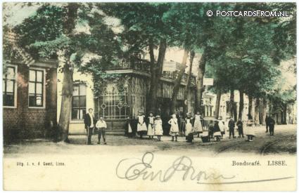 Lisse, Bondscafe ansichtkaart: Lisse, Bondscafe