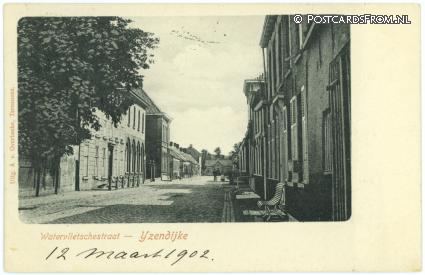 ansichtkaart: IJzendijke, Watervlietschestraat