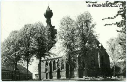 Dwingeloo, Ned. Herv. Kerk ansichtkaart: Dwingeloo, Ned. Herv. Kerk
