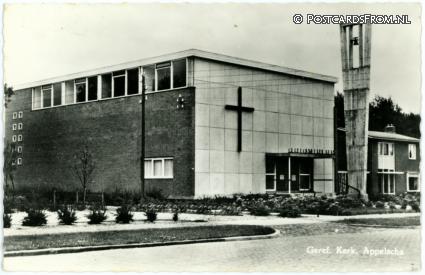 Appelscha, Geref. Kerk ansichtkaart: Appelscha, Geref. Kerk