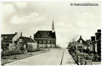 ansichtkaart: Kerkwerve, Kerkweg
