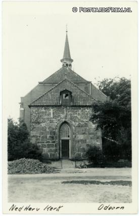 ansichtkaart: Odoorn, Ned. Herv. Kerk
