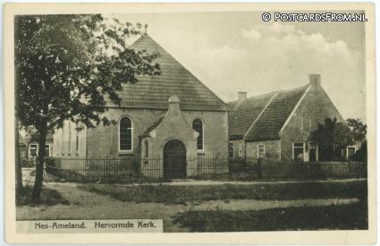 Nes Ameland, Hervormde Kerk ansichtkaart: Nes Ameland, Hervormde Kerk