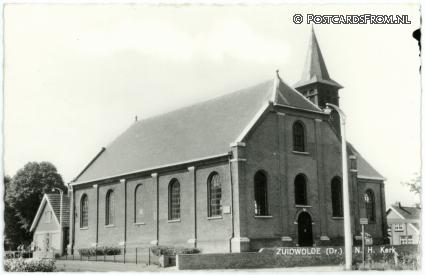 Zuidwolde DR, N.H. Kerk ansichtkaart: Zuidwolde DR, N.H. Kerk