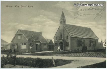 ansichtkaart: Ulrum, Chr. Geref. Kerk