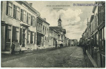 ansichtkaart: Steenbergen NB, Kaaistraat