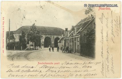 ansichtkaart: Naarden, Amsterdamsche poort