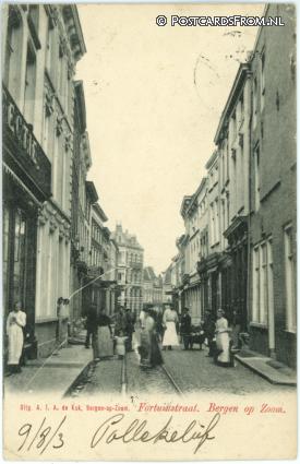 ansichtkaart: Bergen op Zoom, Fortuinstraat