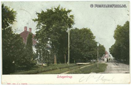 ansichtkaart: Schagerbrug, --