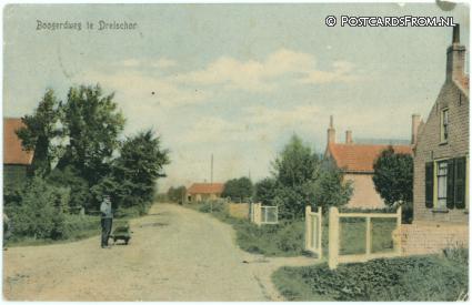 ansichtkaart: Dreischor, Boogerdweg