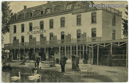 ansichtkaart: Mook, Hotel 'De Plasmolen'
