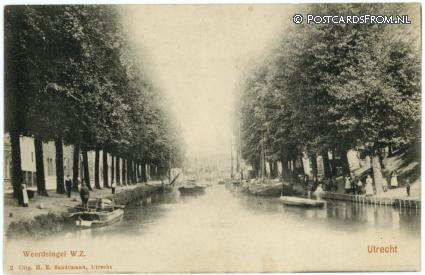 Utrecht, Weerdsingel W.Z. ansichtkaart: Utrecht, Weerdsingel W.Z.