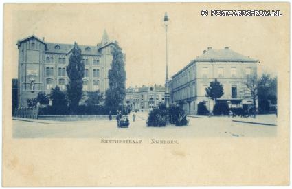 Nijmegen, Smetiusstraat ansichtkaart: Nijmegen, Smetiusstraat