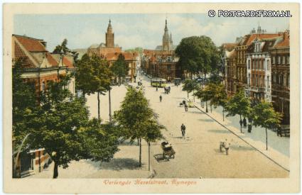 ansichtkaart: Nijmegen, Verlengde Hezelstraat