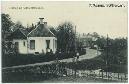 Uithuizermeeden, Groeten uit ansichtkaart: Uithuizermeeden, Groeten uit