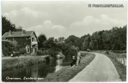 Overveen, Zanderijvaart ansichtkaart: Overveen, Zanderijvaart