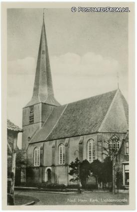 Lichtenvoorde, Ned. Herv. Kerk ansichtkaart: Lichtenvoorde, Ned. Herv. Kerk