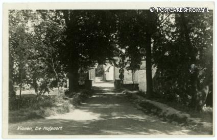 Vianen UT, De Hofpoort ansichtkaart: Vianen UT, De Hofpoort