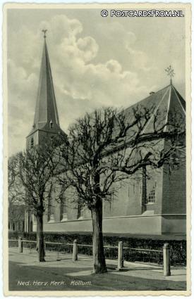 ansichtkaart: Kollum, Ned. Herv. Kerk