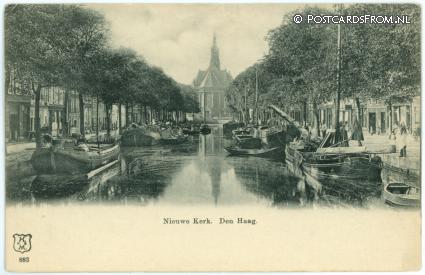 's-Gravenhage, Nieuwe Kerk ansichtkaart: 's-Gravenhage, Nieuwe Kerk