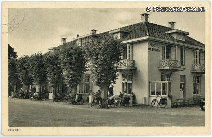 ansichtkaart: Elspeet, Hotel de Zwaan