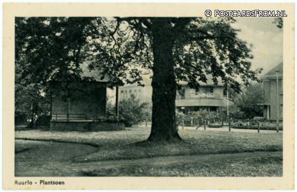 Ruurlo, Plantsoen ansichtkaart: Ruurlo, Plantsoen