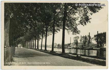 ansichtkaart: Alphen aan den Rijn, Oudshoornsche Weg