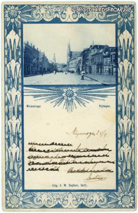 ansichtkaart: Nijmegen, Molenstraat