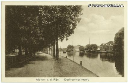 ansichtkaart: Alphen aan den Rijn, Oudhoornscheweg