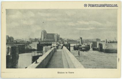 Veere, Sluizen ansichtkaart: Veere, Sluizen