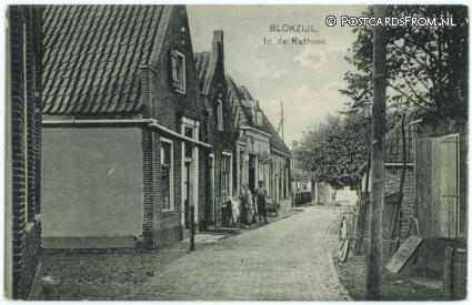 Blokzijl, In de Kathoek ansichtkaart: Blokzijl, In de Kathoek