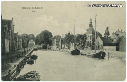 ansichtkaart: Monnickendam, Haven