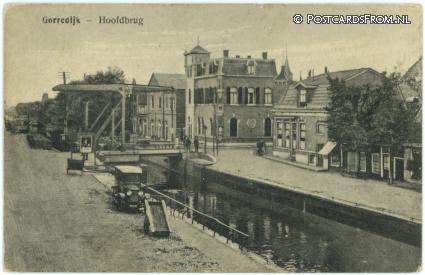 ansichtkaart: Gorredijk, Hoofdbrug