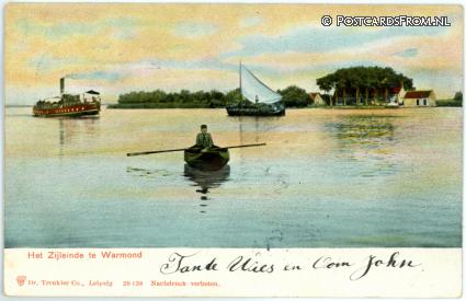 ansichtkaart: Warmond, Het Zijleinde