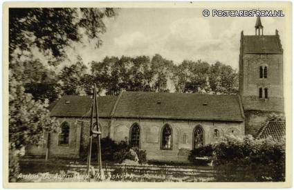 ansichtkaart: Anloo, De vermaarde Dorpskerk