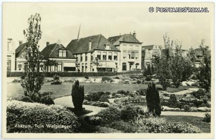 ansichtkaart: Akkrum, Tuin Welgelegen