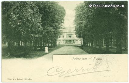 ansichtkaart: Baarn, Peking laan