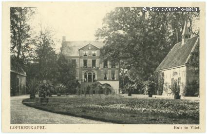 ansichtkaart: Lopikerkapel, Huis te Vliet