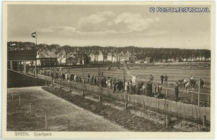 ansichtkaart: Sneek, Sportpark