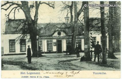 ansichtkaart: Lage Vuursche, Het Logement