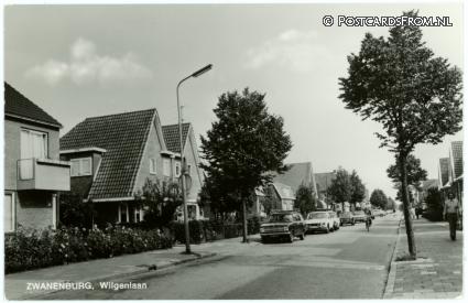 ansichtkaart: Zwanenburg, Wilgenlaan