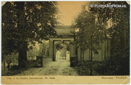 Vianen UT, Hofpoort ansichtkaart: Vianen UT, Hofpoort